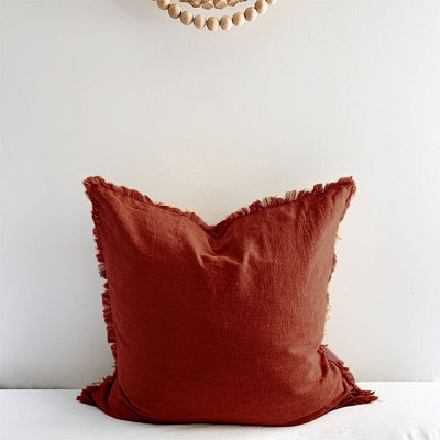 实用主义家居纯亚麻抱枕套