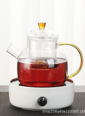 玻璃煮茶壶电陶炉煮茶器泡茶烧水壶茶具白茶家用全自动蒸汽煮茶炉