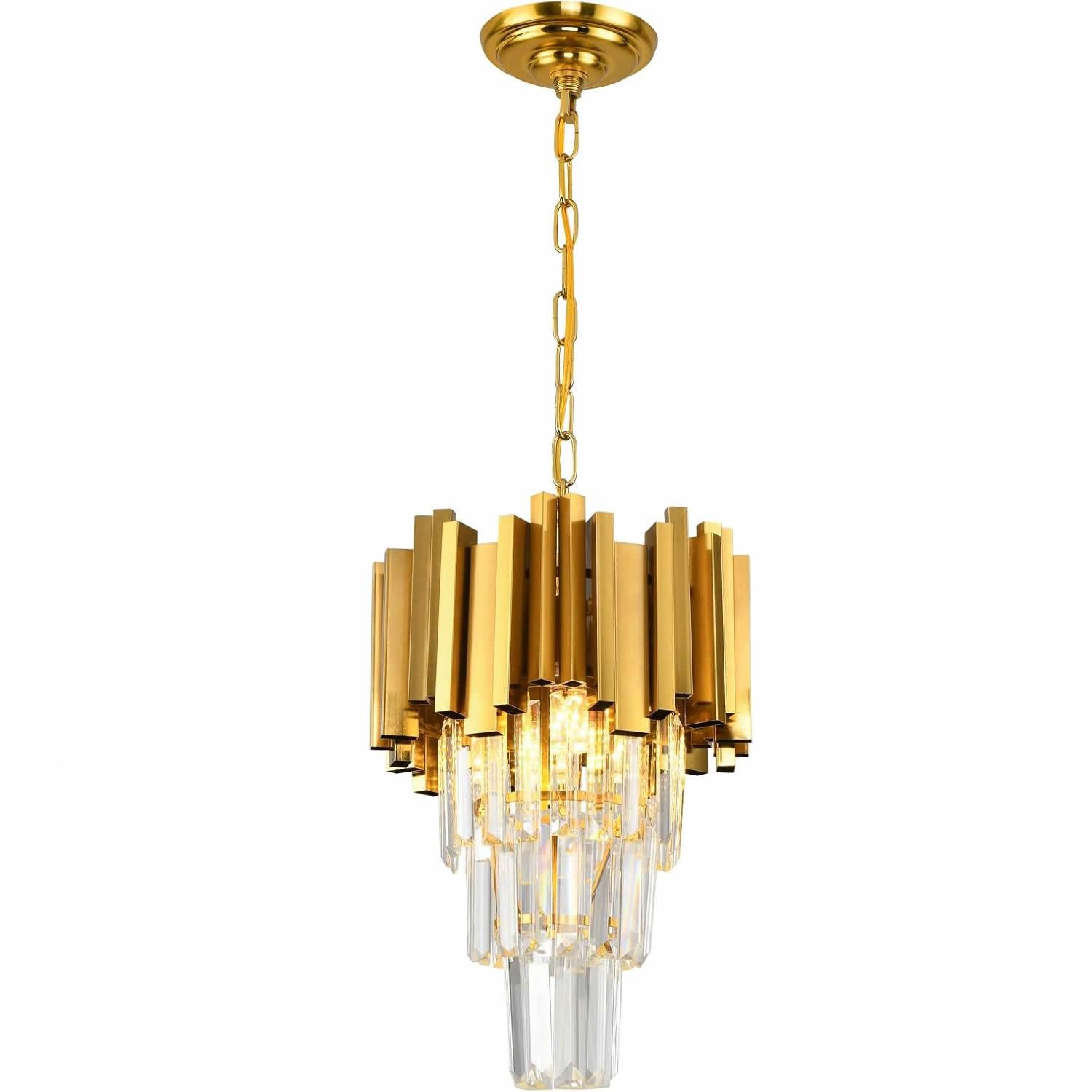 北欧轻厅854奢水灯晶装饰艺灯小吊具别墅客厅餐高档水晶铁吊灯