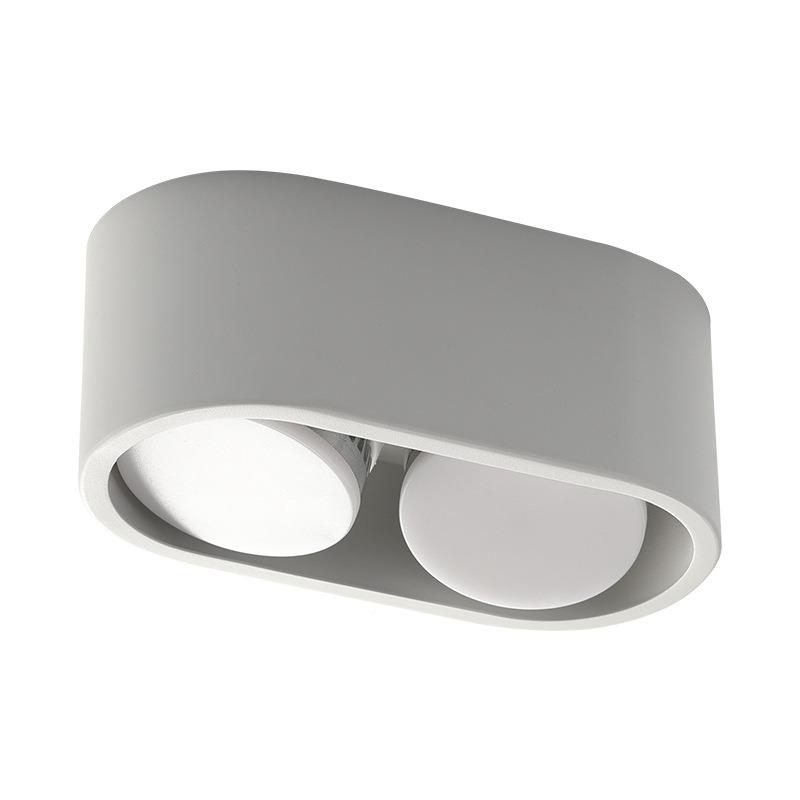 明主装筒灯头斗胆灯led盒子灯双gx3圆BG53形过道阳台客厅5无灯