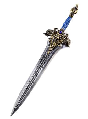 魔兽游戏周边莱恩国王之剑30CM狮头剑金属工艺品摆件模型霜之哀伤