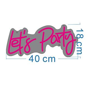 外贸led氛围灯酒吧派对发光字母灯let