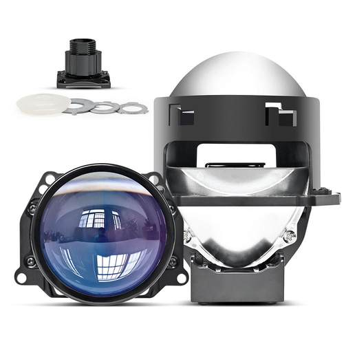 汽车大灯双光透镜3寸双灯杯大功率70瓦远近一体H4H7H11通用