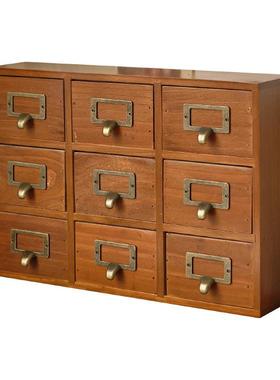 16格抽屉桌面收纳盒抽屉式办公室书桌上储物盒梳妆台化妆品收纳