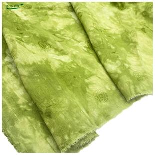 现货小清新风格 沙发套布料 面料亚麻棉春夏染色扎染亲肤柔软服装