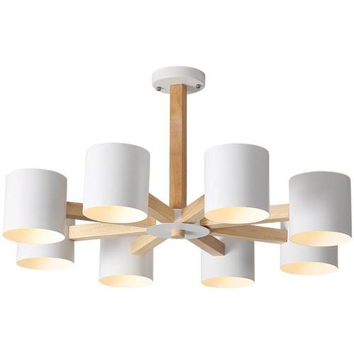 北欧吊灯客厅主灯原木风灯具简约现代大气餐厅灯灯具家用卧室灯