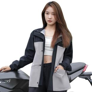 防雨雨披 分体外卖骑手雨裤 摩托车雨衣骑行专用男款 全身防暴雨套装