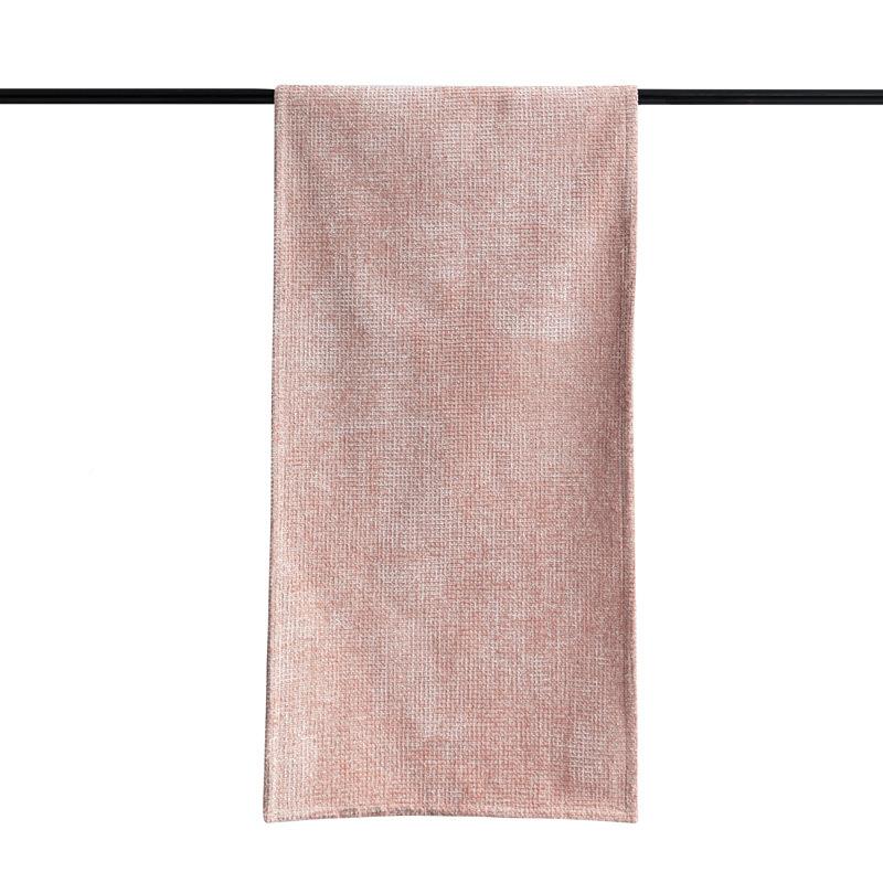 北酒风儿童房样板间床旗搭毯盖女孩IB房粉色欧雪尼尔床尾巾毯店民