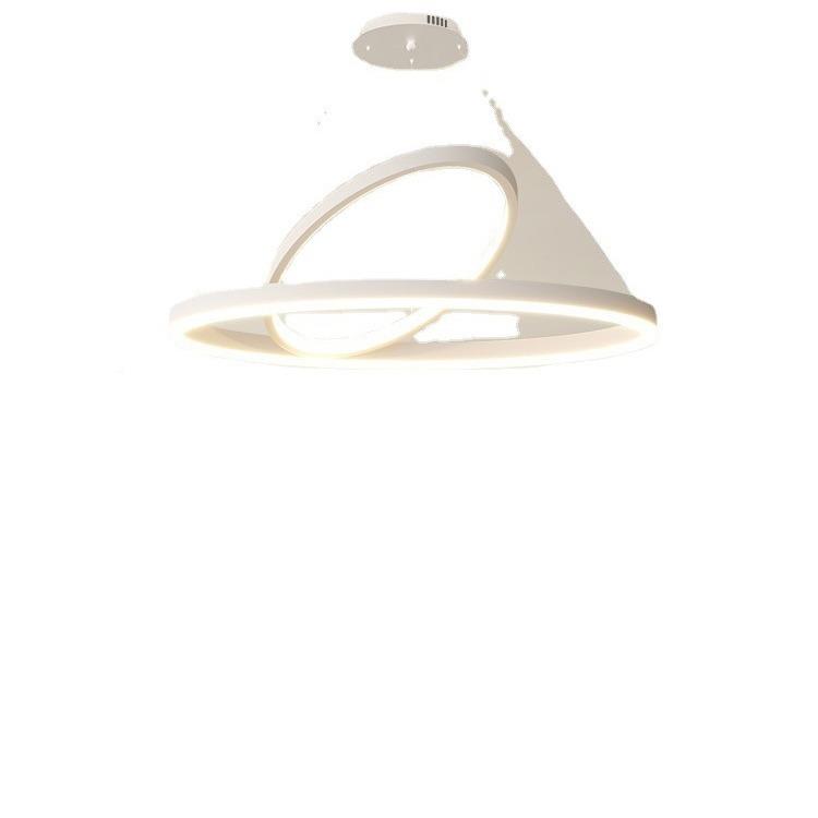 高全显指现光谱客2厅吊灯代简约轻奢卧室灯023年新款圆环餐厅吊灯