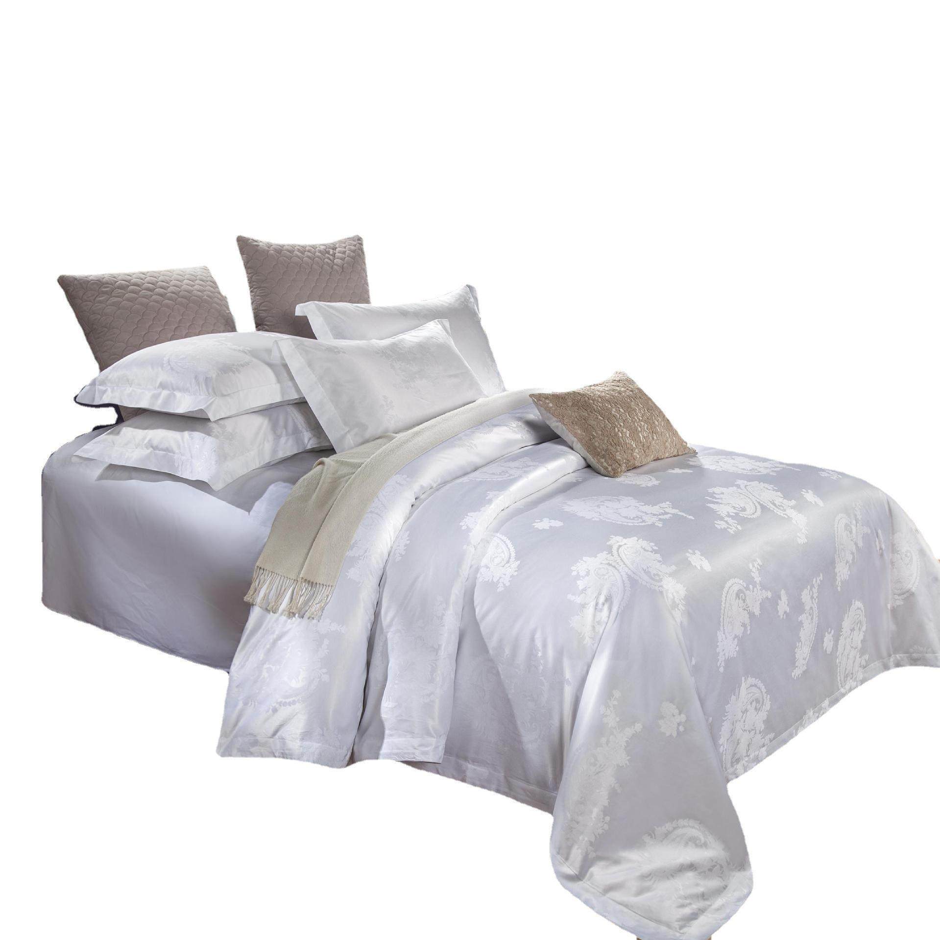 酒店布草四件套波西米亚锦棉贡缎提花床单被套床上用品贡缎工艺