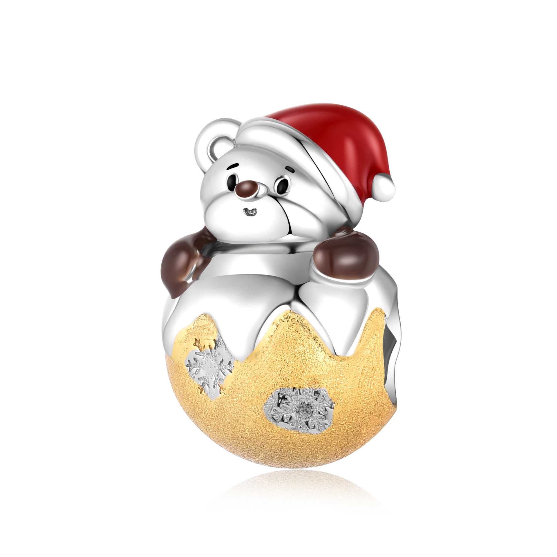 新款圣诞金色雪球小熊串珠 S925纯银手链DIY珠子散珠圣诞节礼品,饰品/流行首饰/时尚饰品新,银饰手链,淘宝优惠券,粉丝福利购,淘宝优惠卷