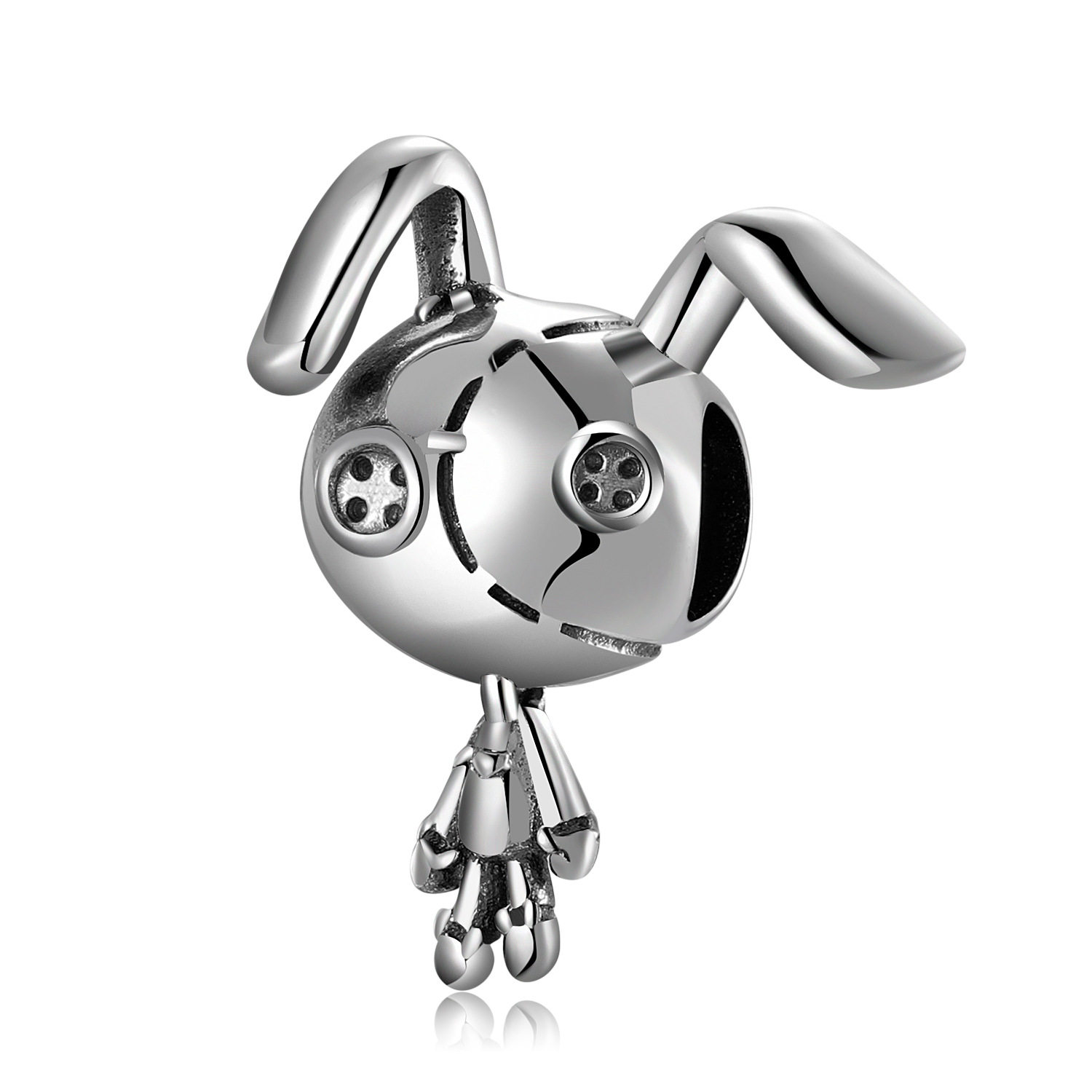 小众设计感原创哥特风玩偶串珠 纯银S925diy手链配件银饰散珠子,饰品/流行首饰/时尚饰品新,银饰手链,淘宝优惠券,粉丝福利购,淘宝优惠卷