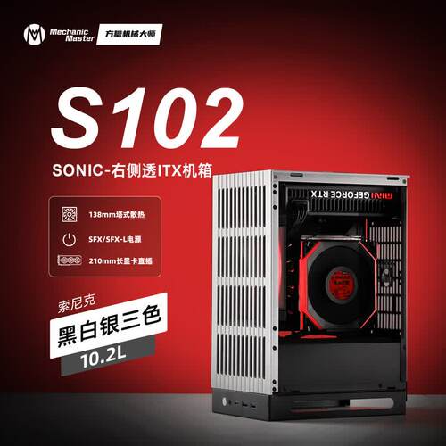 方糖机械大师S102贯穿风道ITX