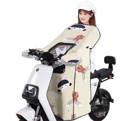 冬季加绒加厚保暖儿童防雨挡风被