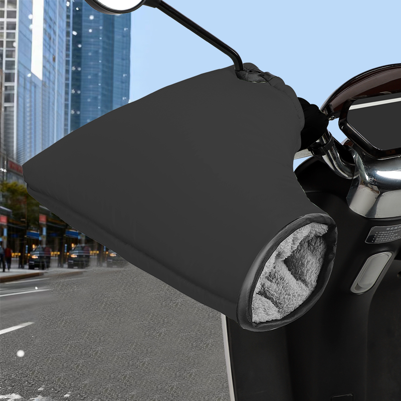 电动车手套冬季保暖防水加