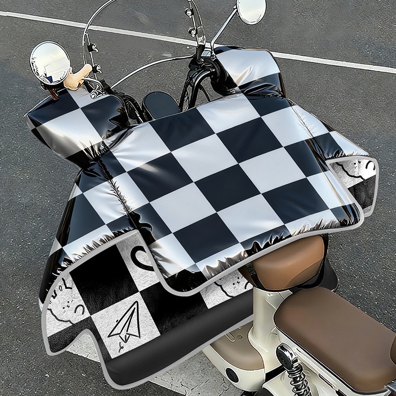 电动车挡风被冬季加绒小型电车