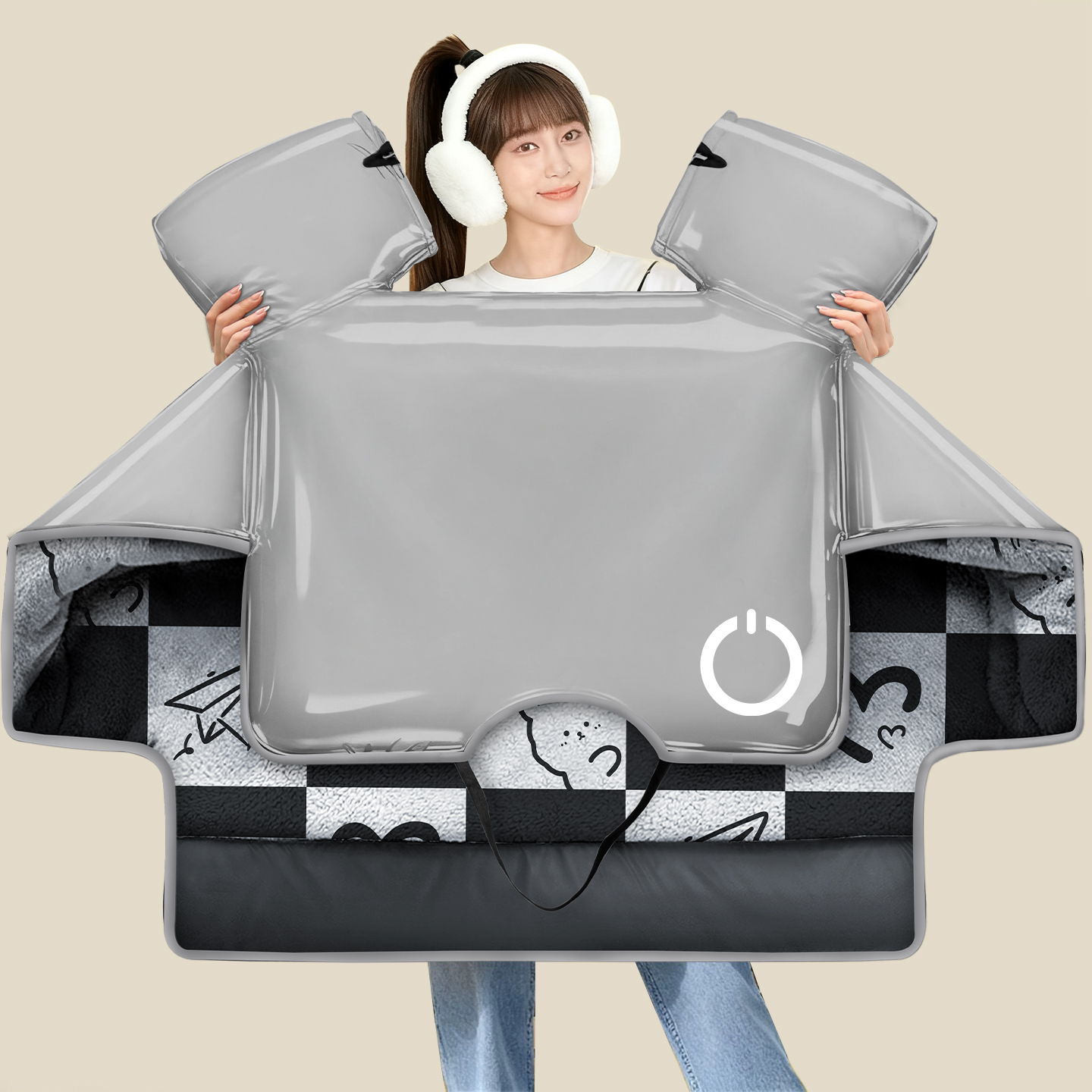 电动车挡风被冬季加绒加大加厚摩托车防风罩电瓶冬天风挡特厚通用