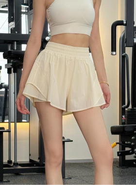 【云感小清风】薄荷凉感气质运动轻薄休闲健身瑜伽一体短裤25316