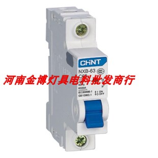 正泰断路器空开1P 63 C63正泰空开 家用保护器 空气开关