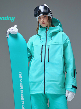 Nobaday专业滑雪服3L全压胶雪服男女同款防水单板雪服衣裤套装冬