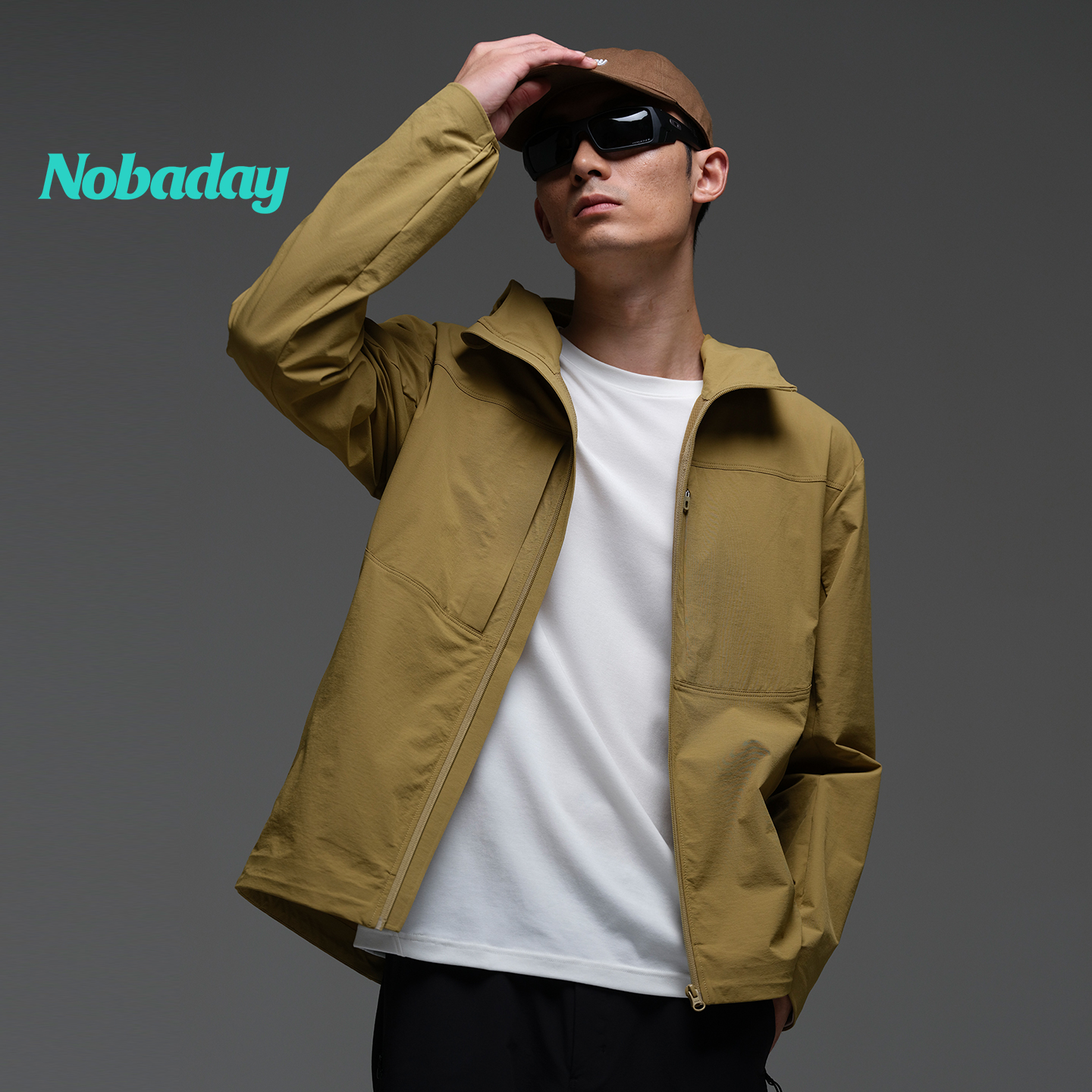 Nobaday防水夹克连帽外套防风