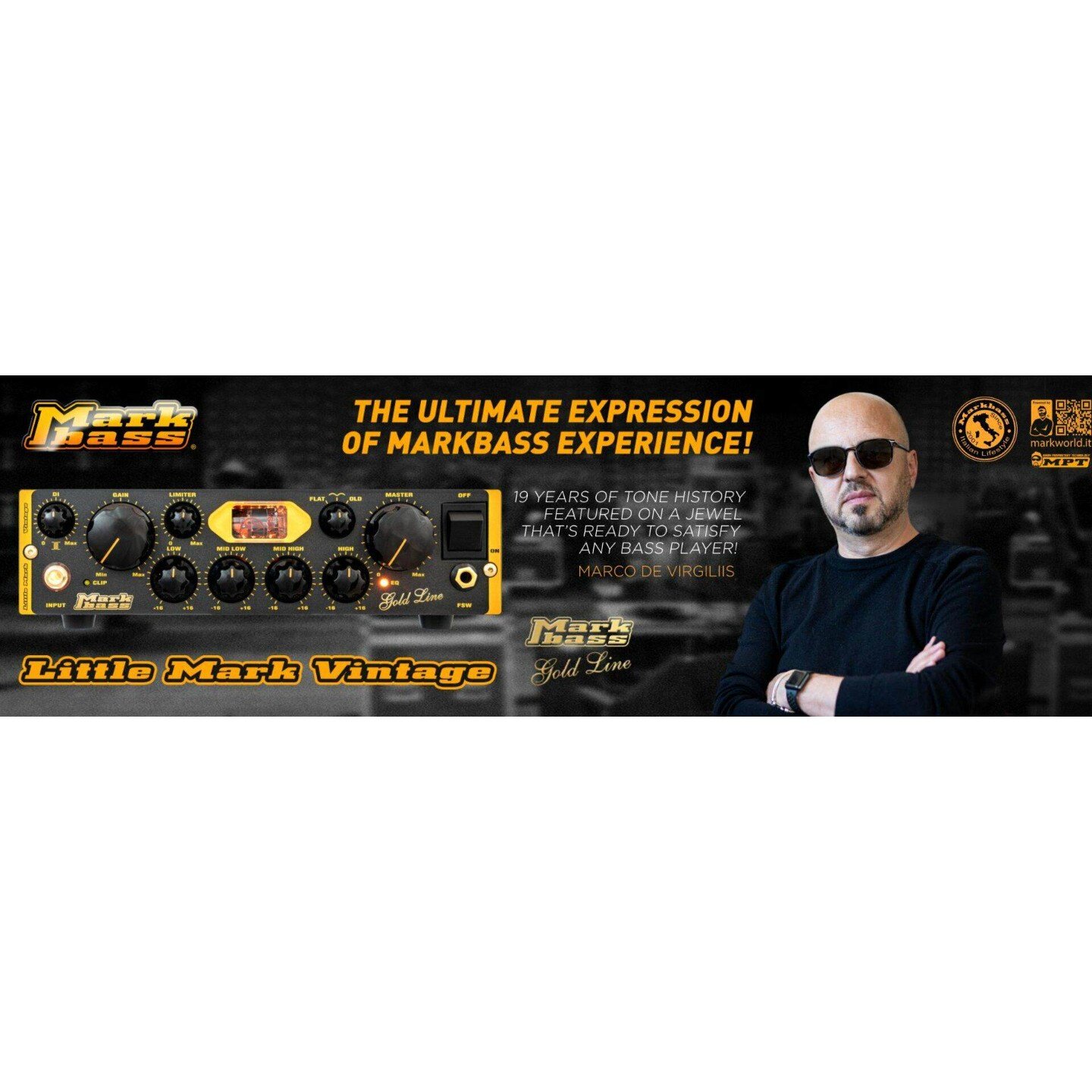 MarkBass电贝斯音箱箱头体电子管分体音箱LITTLE MARK Vinatge