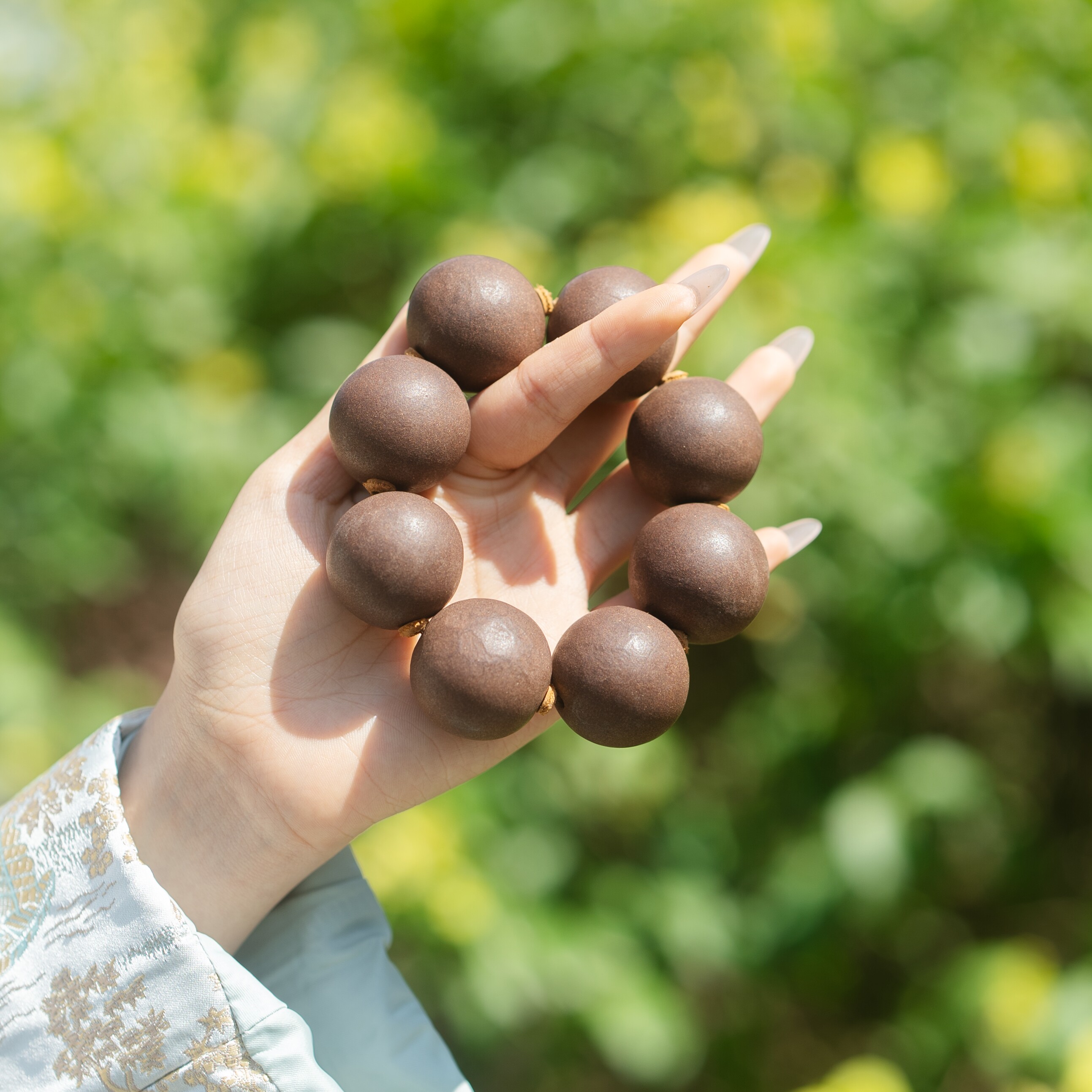 【生命之光】新中式国风手串 毕业级大香珠 木香清香 千人千韵