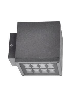 15W24W36W48W54W户外防水LED魔方单向壁灯外壳套件厂家方形壁灯