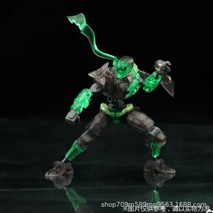 傀甲小队系列焱异色版鬼火拼装机甲可动模型热销现货