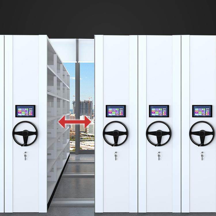 密集架档案室密集架移动手摇式智能电动资料架凭证架底图柜文件柜