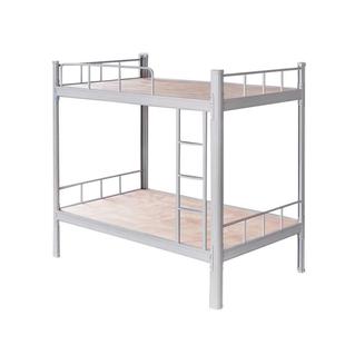 员工宿舍学校寝室铁床0.9 型材上下铺铁架床 1.2M单人单层方拆装