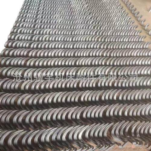 机床方钢螺旋无轴绞龙螺旋杆绞龙叶片螺杆45号钢不锈钢螺旋簧