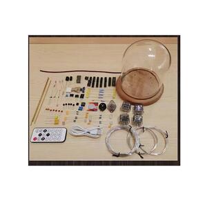 IN12辉光管钟复古赛博朋克桌面摆件散件DIY创意时钟怀旧手工