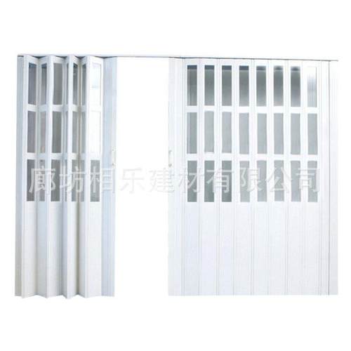 济南pvc折叠推拉门铝合金折叠门店铺临时门防火泄爆抗爆门厂家