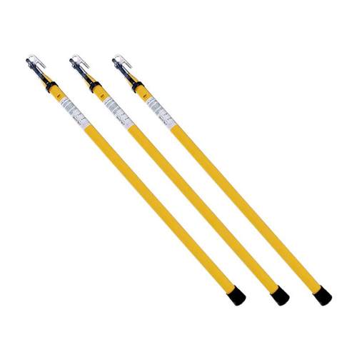 自锁式三角工业电力玻璃钢操作杆高压令克棒带电绝缘伸缩拉闸杆