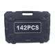 142A款 件套汽机修综合工具装 吹塑盒工具箱棘轮筒扳手钳子螺丝刀