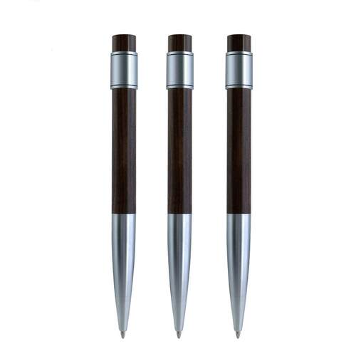 轮回转经中国风黑紫檀木解压创意圆珠笔套装转筒定制各种经文logo