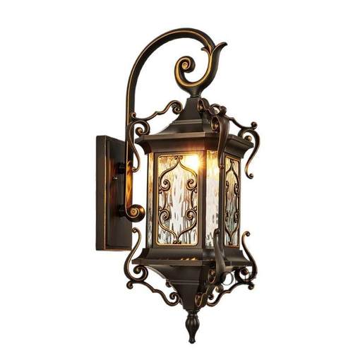 欧式户外壁灯防水庭院灯花园别墅大门口两侧灯超亮室外阳台外墙灯