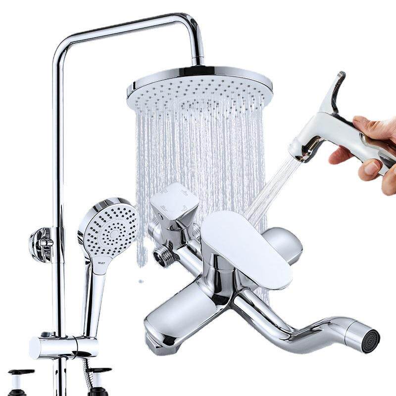 淋浴花洒套装家用全铜龙头浴室恒温沐浴器卫生间增压淋雨花晒喷头