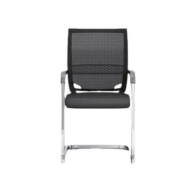 现代简约办公室工作椅会议室椅子会客网布椅弓形钢架椅办公家具