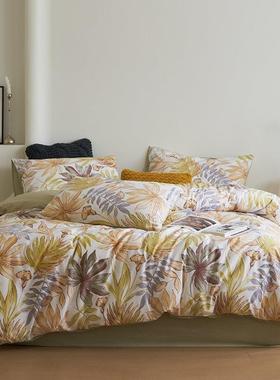 2025新款全棉12印花四件套-莱茵河畔系列1.2m床单款三件套夏