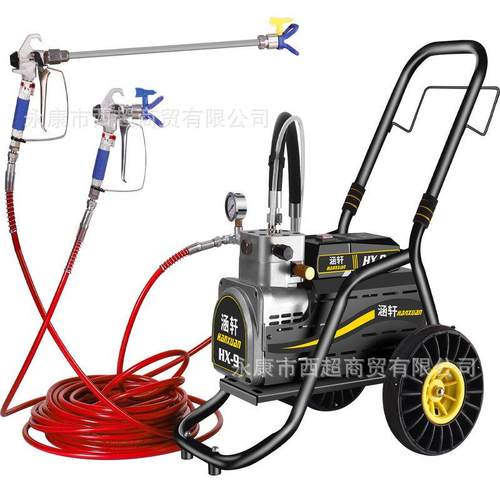 新款高压无气喷涂机大功率涂料喷乳胶漆油漆喷涂机电动喷漆机