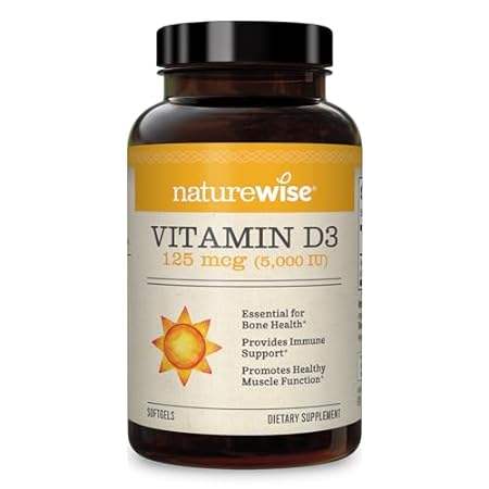 NatureWise Vitamin D3 5000iu(125 mcg) 1 Year Supply for