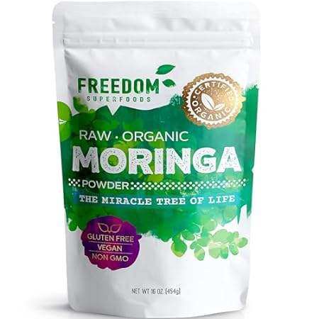 raw organic moringa powder - pure leaves from the moringa