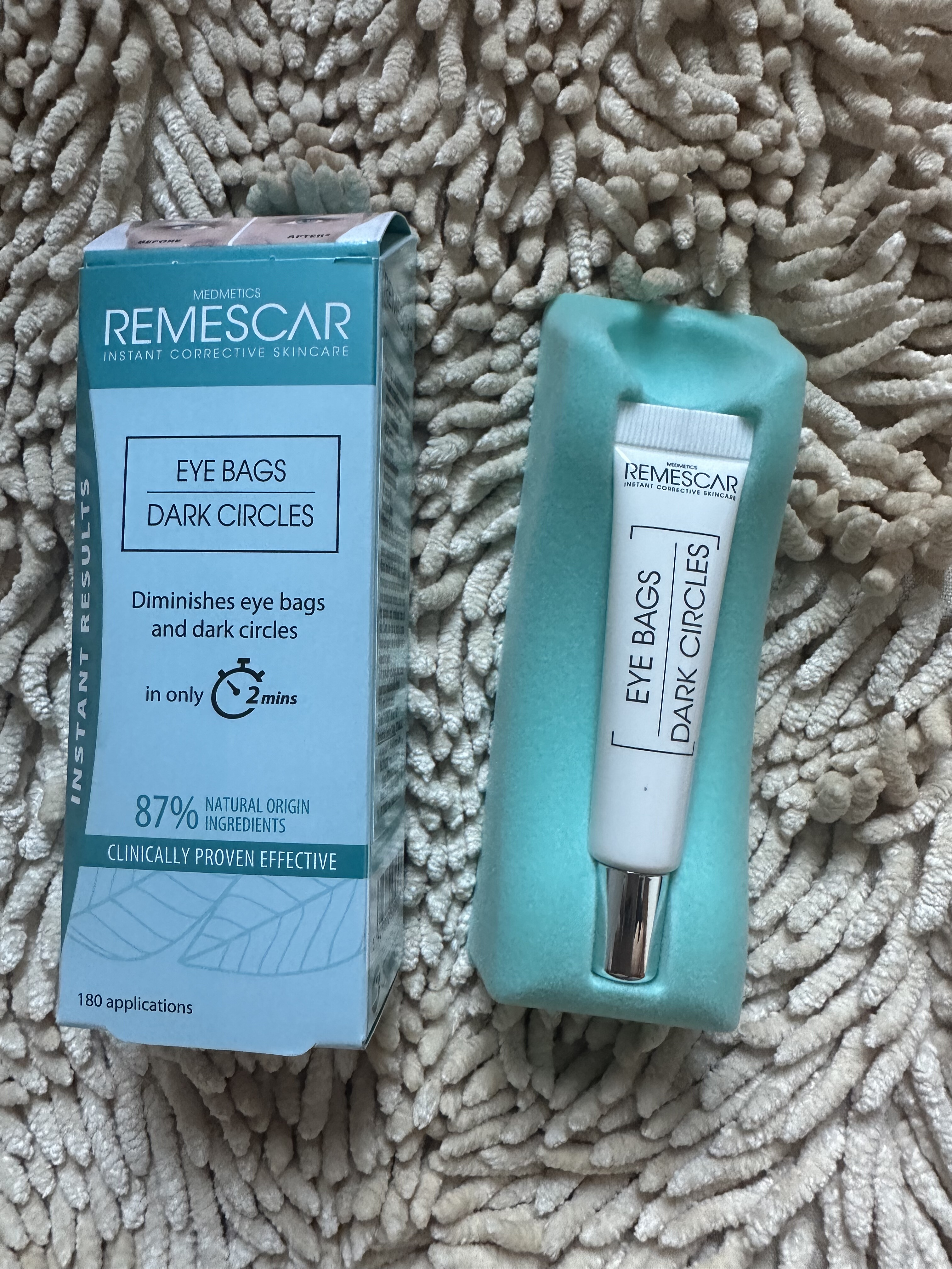 remescar唯美思佳精华眼霜祛男女眼袋消神器去除浮肿正品