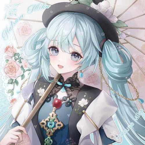 初音未来周边吧唧徽章