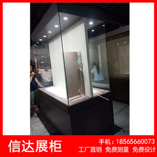 博物馆字画文物展览柜古董双面柜防爆玻璃展示柜恒温恒湿展高柜