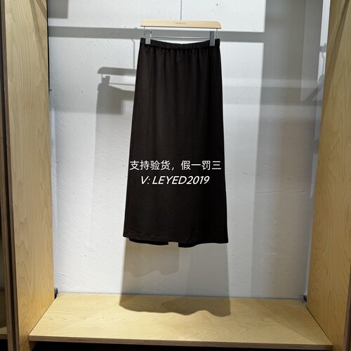 jsister 2025秋装专柜新款JS女装咖色直筒半身裙 S532212383-539