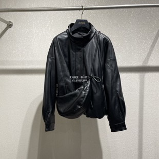 杰西莱专柜正品jessyline2025杰西莱冬款皮羽绒服543208484-1490