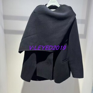 LILY丽丽 国内代购2025冬款时尚百搭羊毛大衣125420FN222-1699